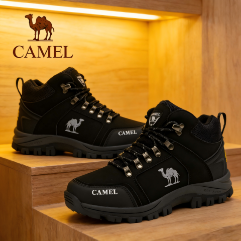 CAMEL รองเท้าเดินป่ามืออาชีพกลางแจ้งสำหรับผู้ชายรองเท้าเดินป่าสูงทนต่อการสวมใส่แบบไม่ลื่นสำหรับผู้ชาย Image4