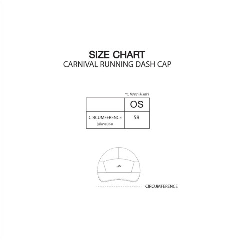[พร้อมส่ง ของแท้💯%] CARNIVAL RUNNING DASH CAP SERIES  “AIR & SHELL” Image7