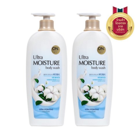 ON THE BODY | ออนเดอะบอดี กลอยแทร์ มอยสเจอร์ ผ้าฝ้าย ครีมอาบน้ำ 785 มล. x 2 ขวด Image2