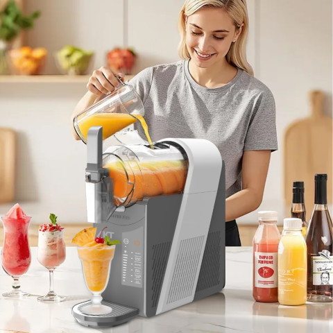 IKT Slushie Machine เครื่องทำสเลอปี้ เกล็ดหิมะและไอศกรีมโฮมเมด สดชื่นได้ทุกเวลา Frozen Drink Maker Image3
