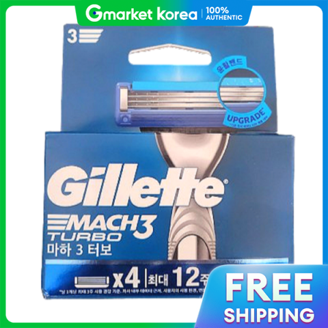Gillette | ใบมดโกนหนวด ยลเลต มากา 3 ทโร แบบ 3 ชน 4 ชน 1 แพค Image1