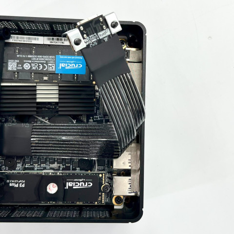 ADT-Link PCI-E 4.0 X4 Gen4 64Gbps สาย M.2 NVME To OCuLink SFF-8611 SFF-8612 กราฟิกการ์ดสายต่อภายนอก Image5