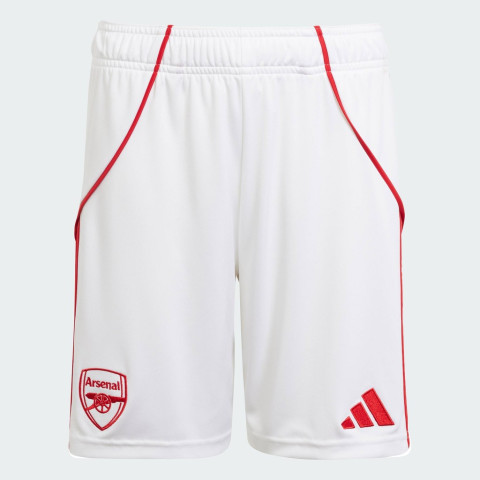 adidas ฟุตบอล กางเกงฟุตบอลชุดเหย้า Arsenal 25/26 สำหรับเด็ก เด็ก สีขาว JI9528 Image4