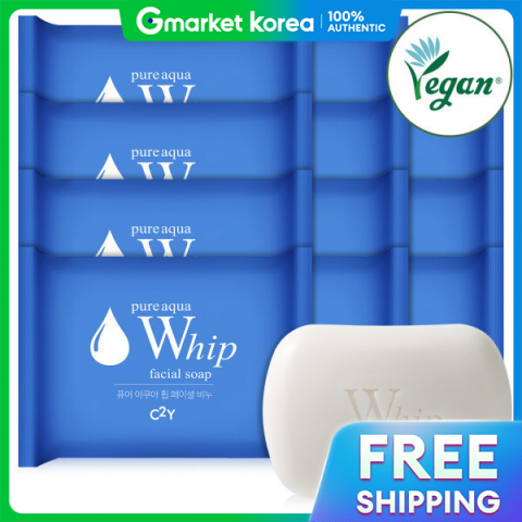 C2Y | สบู่อาบน้ำทำความสะอาดผิวหน้า อควา วิป 100 กรัม x 12 ก้อน Image1