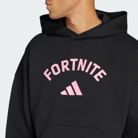 adidas Lifestyle adidas x Fortnite Future Icons Small Logo Hoodie Men Black JV9950 Image6