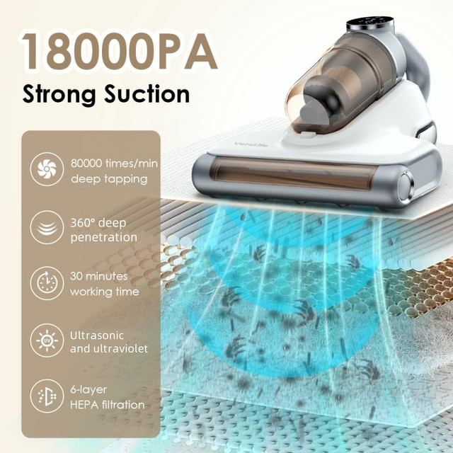 เครื่องมือกําจัดไรในครัวเรือนอัตราการฆ่าเชื้ออัลตราไวโอเลตอินฟราเรด 99.9%