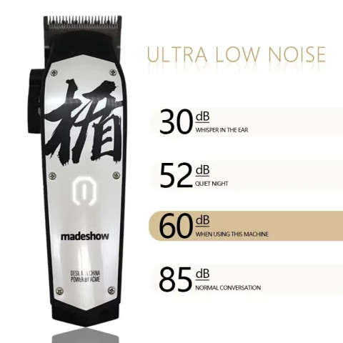 Madeshow รุ่นM10+ / M11 ปัตตาเลี่ยนไฟฟ้า สําหรับร้านทําผม  มี3สี, ที่กันจอนผมสําหรับผู้ชาย, พร้อมส่ง Image2