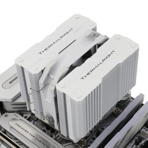 Thermalright PA120 Mini สีขาวหม้อน้ํา CPU Air Cooler 6 ท่อความร้อน 120 มม.TL-D12W PWM พัดลม 135 มม.สูง Double Towers Cooler สําหรับ AMD AM4 AM5/Intel LGA 1851/1700/1200/2011 Image5