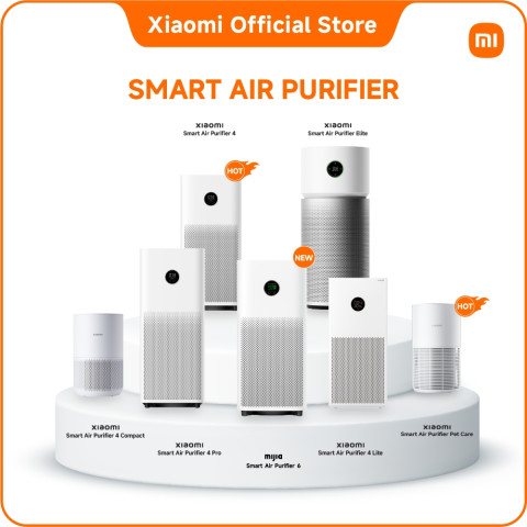 Xiaomi Smart Air Purfier 4 Compact/4 Lite/ 4 / 4 Pro /6/Elite/Pet Care เครื่องฟอกอากาศอัจฉริยะ กรอง PM2.5 ควบคุมผ่านแอป Image1