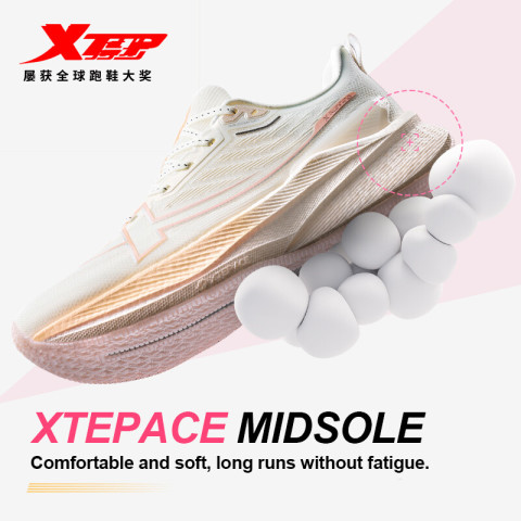 รองเท้าวิ่งผู้หญิงสีใหม่ XTEP 2000กม. 3.0การดูดซับแรงกระแทกเบาะกันกระแทกแบบมืออาชีพช่วยเด้ง Image5