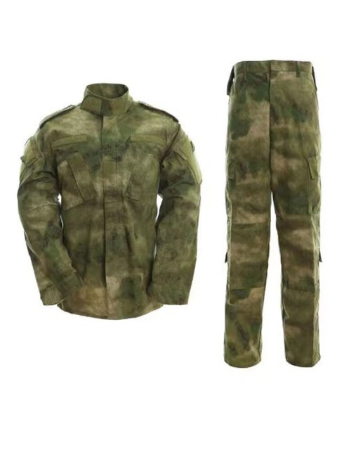 ชุดกีฬาฝึกซ้อมแบบเต็มตัวสีเขียวอินทรีย์ กางเกงขายาว คอตตอนเทลเลสแตนด์ ฤดูใบไม้ผลิ ฤดูร้อน ฤดูใบไม้ร่วง ฤดูหนาว Image2