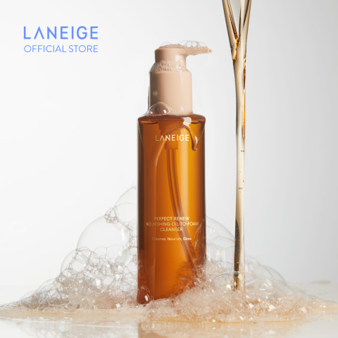 PERFECT RENEW NOURISHING OIL-TO-FOAM CLEANSER 200ml ผลิตภัณฑ์ทำความสะอาดเครื่องสำอาง แบบ 2-in-1 แบบ Oil to Foam Image5