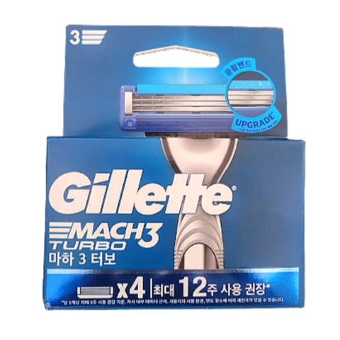 Gillette | ใบมดโกนหนวด ยลเลต มากา 3 ทโร แบบ 3 ชน 4 ชน 1 แพค Image2