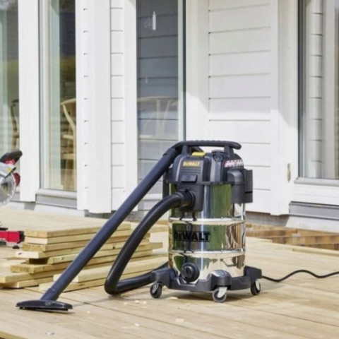 DEWALT เครื่องดูดฝุ่น/น้ำ อุตสาหกรรม 30L 750W รุ่น DXV30SA-QT Image6