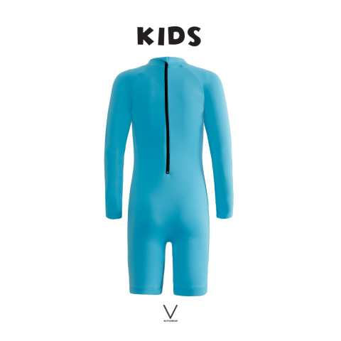 KIDS COLLECTION  OCEAN BLUE JUMPSUIT SS2025 ชุดว่ายน้ำเด็ก JUMPSUIT ผ้าหนา กัน UV UPF 50+ Image2