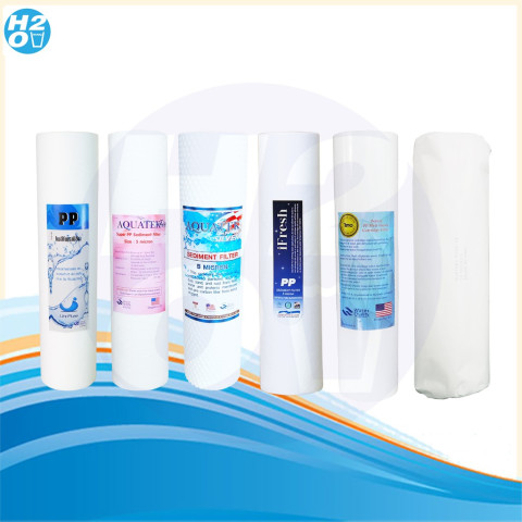 ไส้กรองหยาบ PP Sediment ขนาด10นิ้ว 1,5 ไมครอน ยกลัง (50ชิ้น) ยี่ห้อ iFresh Tema AQUATEK Unipure Image2