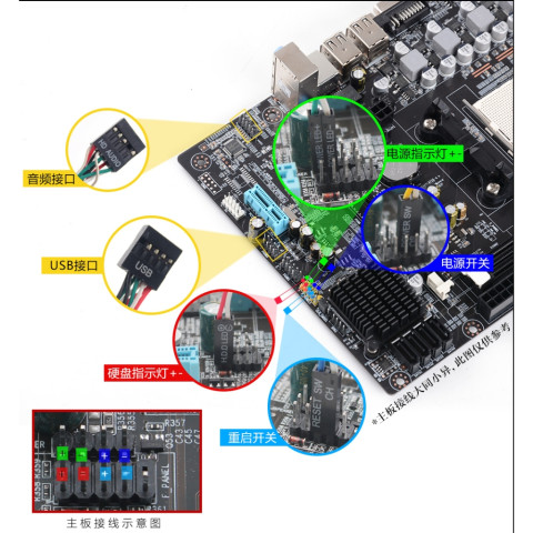 เมนบอร์ด Mingsu X79 DDR3 LGA 2011 รองรับเมนบอร์ดคอมพิวเตอร์ M.2 NVME เมนบอร์ดเดสก์ท็อป Image7