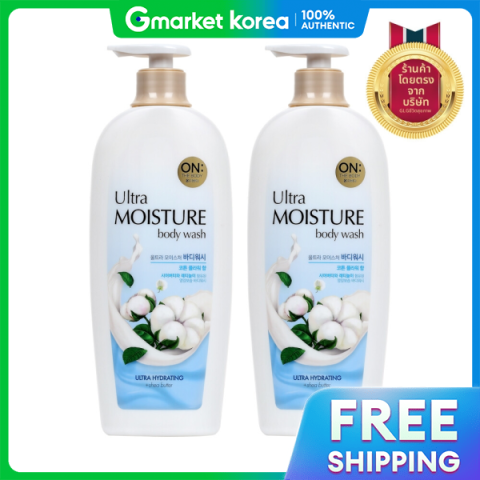 ON THE BODY | ออนเดอะบอดี กลอยแทร์ มอยสเจอร์ ผ้าฝ้าย ครีมอาบน้ำ 785 มล. x 2 ขวด Image1