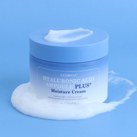 FoodAHolic | (3 บรรจุ/ไม่มีกล่อง) ฟู้ดอะฮอลิก กรดไฮยาลูรอนิก แอมพลัส มอยสเจอร์ ครีม 300 มล./ครีมบำรุงผิวหน้า ปริมาณมาก Image2