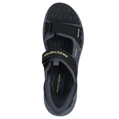 Skechers สเก็ตเชอร์ส รองเท้าแตะลำลองผู้ชาย Men Online Exclusive Slip-Ins Sport Vapor Foam Sandals - 232994-BKLM Image5