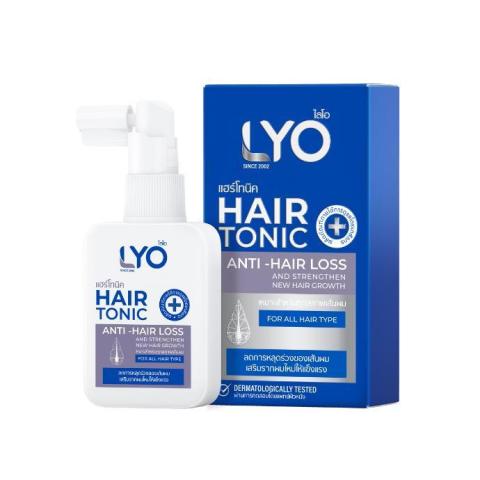 ไลโอแฮร์โทนิค 100 Ml. (2 ขวด) เซรั่มบำรุงผมร่วง ผมบาง LYO Hair Tonic 100Ml. ส่งฟรี Image4