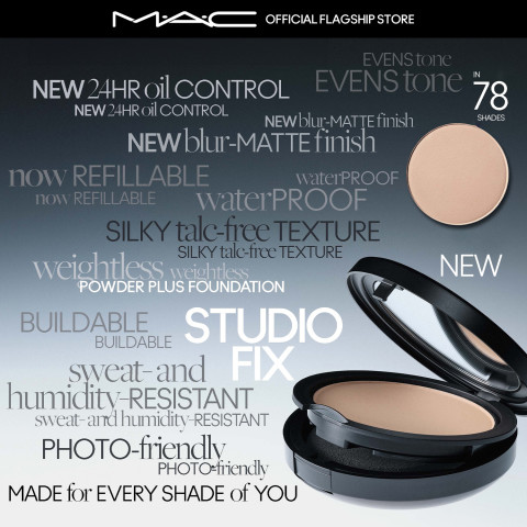 [ประหยัด 30%] MAC New! Studio Fix Powder Plus Foundation & Macximal Matte Lipstick / แมค แป้งผสมรองพื้นสูตรอัพเกรดใหม่! New! Studio Fix Powder Plus Foundation และ ลิปสติก Macximal Matte Image5