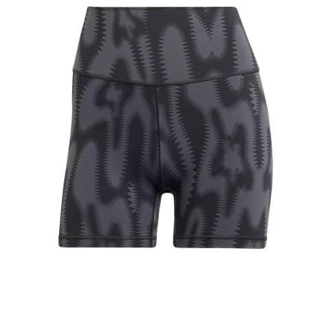 adidas Gym & Training กางเกงรัดรูปขาสั้นพิมพ์ลาย All Me ผู้หญิง สีเทา IU3184 Image2