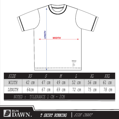 เสื้อยืด Rundawn Unisex Laser Holes – เสื้อยืดวิ่งแขนสั้น – Cameo Blue Jersey • Basic Line Image3