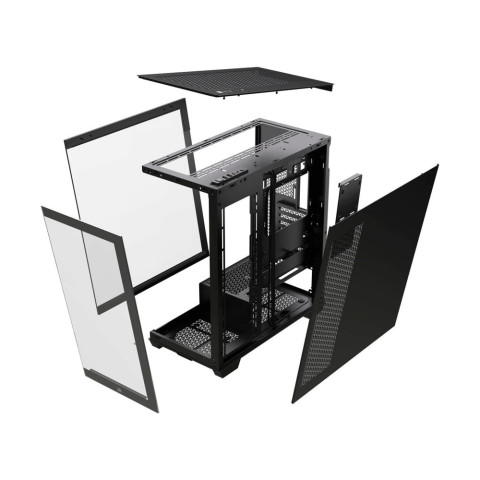 CORSAIR ATX CASE (เคสคอมพิวเตอร์) (NP) 3500X TEMPERED GLASS BLACK - A0161266 Image4