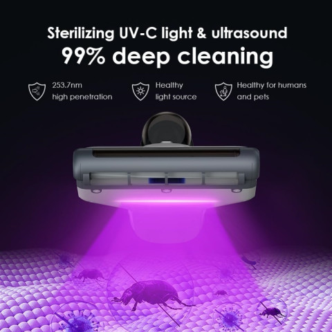 เครื่องมือกําจัดไรในครัวเรือนอัตราการฆ่าเชื้ออัลตราไวโอเลตอินฟราเรด 99.9% Image2