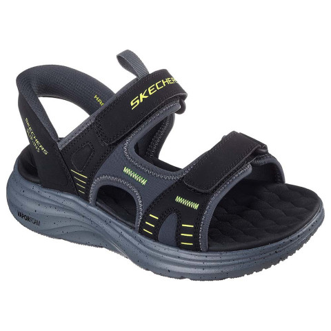 Skechers สเก็ตเชอร์ส รองเท้าแตะลำลองผู้ชาย Men Online Exclusive Slip-Ins Sport Vapor Foam Sandals - 232994-BKLM Image4