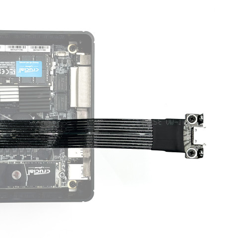 ADT-Link PCI-E 4.0 X4 Gen4 64Gbps สาย M.2 NVME To OCuLink SFF-8611 SFF-8612 กราฟิกการ์ดสายต่อภายนอก Image4