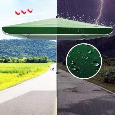 ร่มขายของรูปทรงสี่เหลี่ยมจตุรัส ขนาด3*3m，ร่มบ้านสวน,ร่มร้านค้ากันแสง Image3