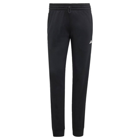 adidas Gym & Training กางเกงขายาวผ้าฟลีซขาสอบทรงเรกูลาร์ AEROREADY Game and Go ผู้หญิง สีดำ IM2678 Image2