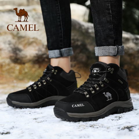 CAMEL รองเท้าเดินป่ามืออาชีพกลางแจ้งสำหรับผู้ชายรองเท้าเดินป่าสูงทนต่อการสวมใส่แบบไม่ลื่นสำหรับผู้ชาย Image3