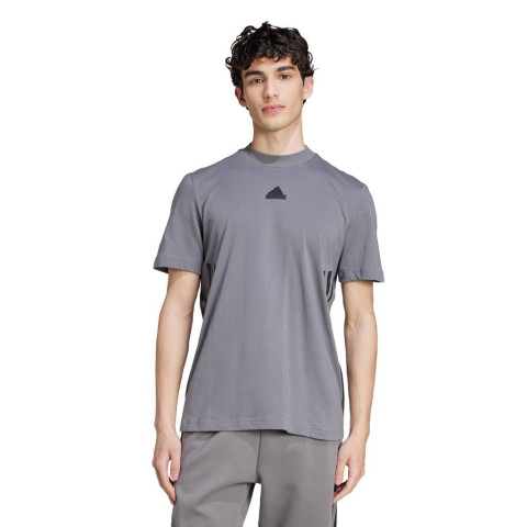 adidas Lifestyle Future Icons 3-Stripes Tee Men Grey JI6325 Image3