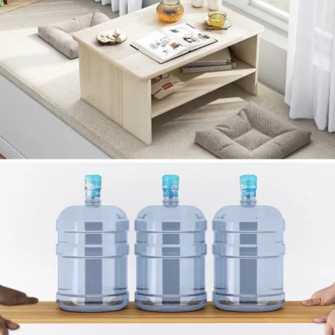 โต๊ะญี่ปุ่น สำหรับนั่งพื้นสไตล์มินิมอล เหมาะสำหรับนั่งดื่มกาแฟหรือนั่งทำงานและอ่านหนังสือ Image5