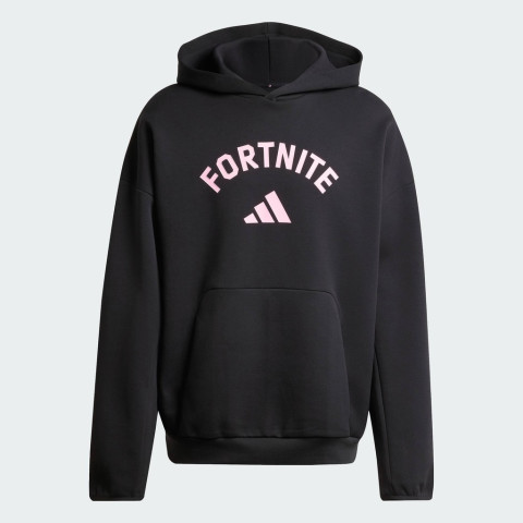adidas Lifestyle adidas x Fortnite Future Icons Small Logo Hoodie Men Black JV9950 Image4