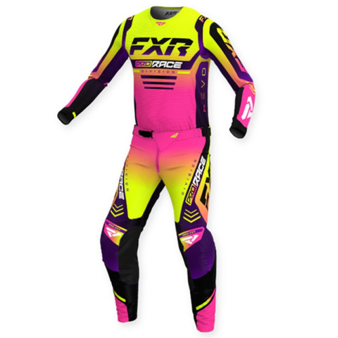 Fxr 2024 REVO SUNRISE GEAR SET Jersey กางเกง MX Combo Moto Enduro ATV ชุดอุปกรณ์ผู้ชาย Dirt bike ชุดสําหรับผู้ใหญ่ Image3