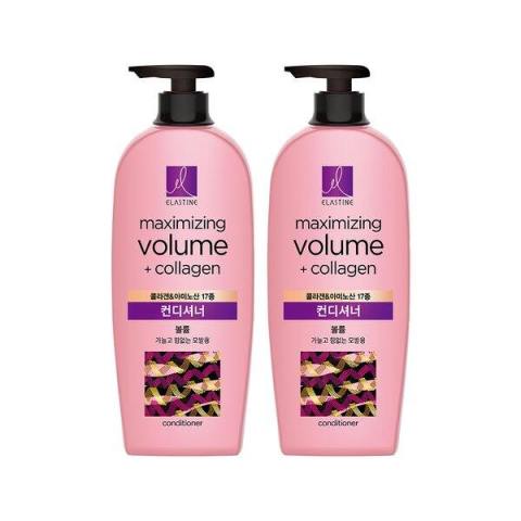 Elastine | อลาสตน มารน คอลลาเจน วอลลม แอนด ทาลลซต แคร คอนดชนเนอร 680 มล. 2 ขวด Image3