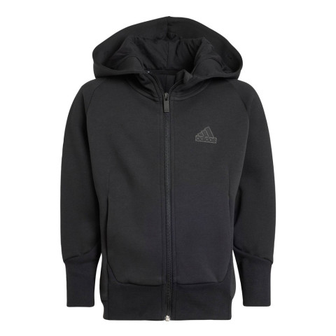 adidas Lifestyle adidas Z.N.E. Full-Zip Hoodie Kids Unisex Black IB3986 Image7