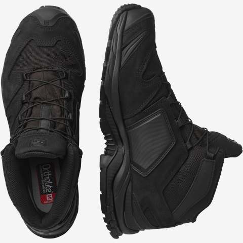 Salomon Forces - XA Forces Mid Wide GTX En [Black] รองเท้าเดินป่า รองเท้ายุทธวิธี สีดำ กันน้ำ ลุยโคลน สำหรับหน้าเท้ากว้าง Image4