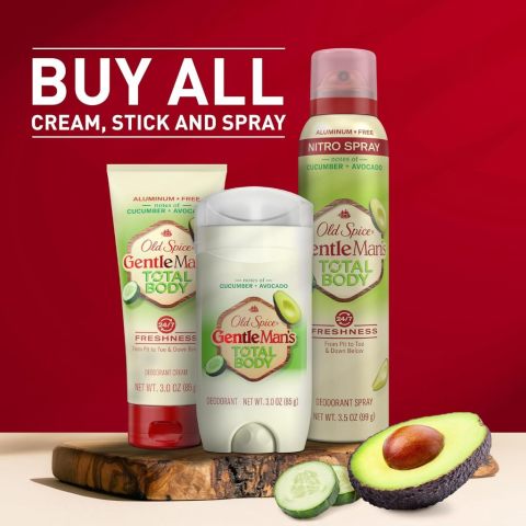 Old Spice รวม Total Body ใช้ทั่วตัว กลิ่น Cucumber & Avocado หอมหวานสดชื่น Image2