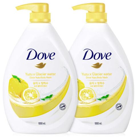 Dove(โดฟ) | ครีมอาบน้ำขนาดใหญ่ ทำความสะอาดผิวกาย ยูซู 1000 มล. แพ็ค 2 ชิ้น Image2