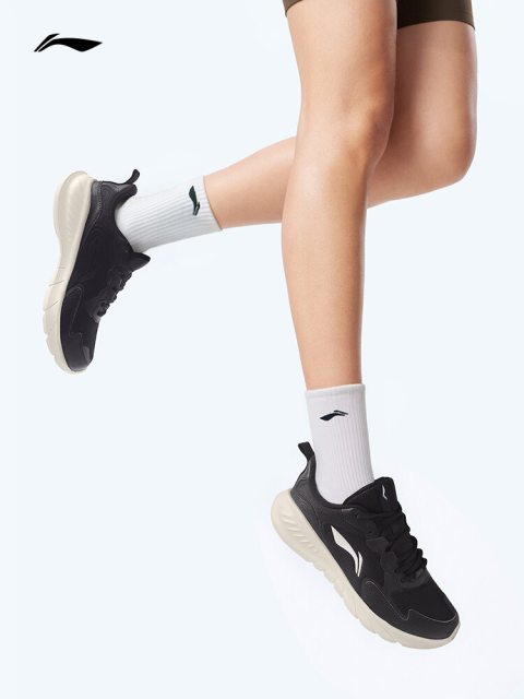 Li-Ning | รองเท้าวิ่ง Li Ning Qinglan สำหรับผู้หญิง รองเท้ากีฬาแบบลำลอง รองเท้าพื้นนุ่ม ระบายอากาศได้ดี รองเท้าวิ่งแบบใหม่ Image4