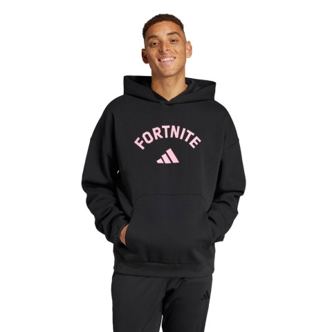 adidas Lifestyle adidas x Fortnite Future Icons Small Logo Hoodie Men Black JV9950 Image3