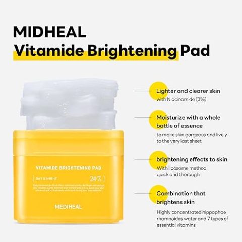 MediHeal Toner Pad 170 ml. โทนเนอร์แพด แผ่นมาสก์ มาร์คหน้า เติมความชุ่มชื้น บำรุงผิว เช็ดผิวอ่อนโยน Image3