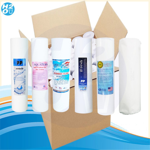 ไส้กรองหยาบ PP Sediment ขนาด10นิ้ว 1,5 ไมครอน ยกลัง (50ชิ้น) ยี่ห้อ iFresh Tema AQUATEK Unipure Image1
