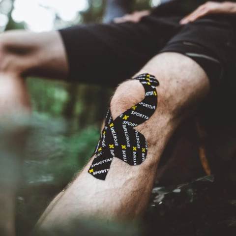 Sporttape Kinesiology Tape (Extra Branded) เทปพยุงกล้ามเนื้อ ระบายอากาศ กันน้ำ สำหรับนักกีฬา ขนาด 5cmx5m Image4