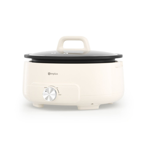 ซิมพลัส หม้อไฟฟ้าอเนกประสงค์ ความจุ 4 ลิตร สีขาวครีม รุ่น DHGH002 SIMPLUS MULTICOOKER 4L. WHITE CREAM MODEL DHGH002 Image2